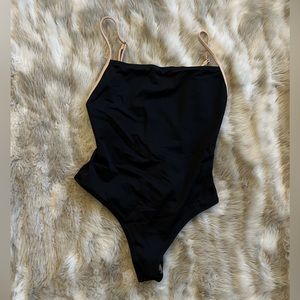 Solid & Striped Black one piece